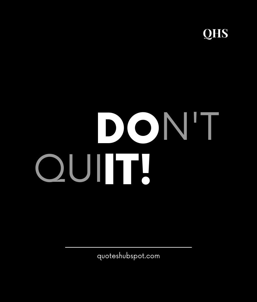 Don't quit, This is a motivational post in Urdu with English translation.